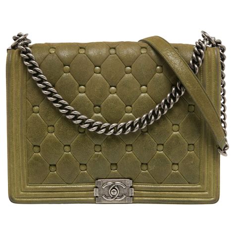 chanel olive green